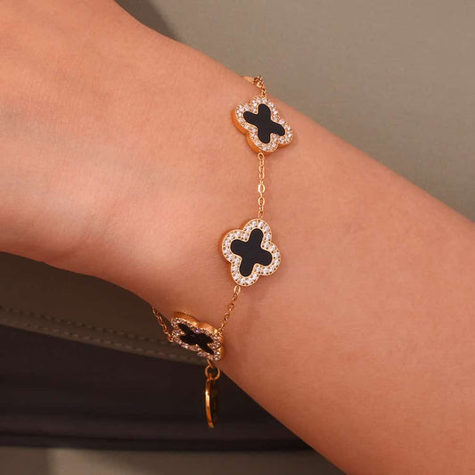 Pearl Clover Bracelet